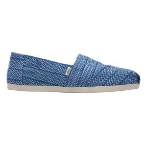 TOMS WOMEN'S BLUE HERRINGBONE